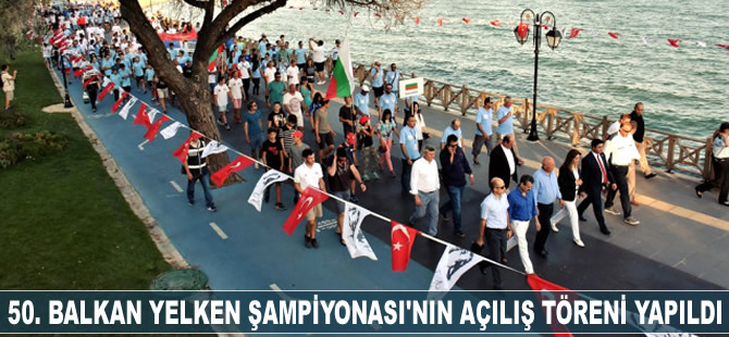 50. Balkan Yelken Şampiyonası Süleymanpaşa'da başladı