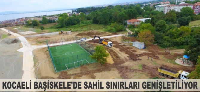 Kocaeli Başiskele'de sahil sınırları genişletiliyor