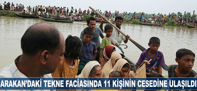 Arakan'daki tekne faciasında 11 kişinin cesedine ulaşıldı