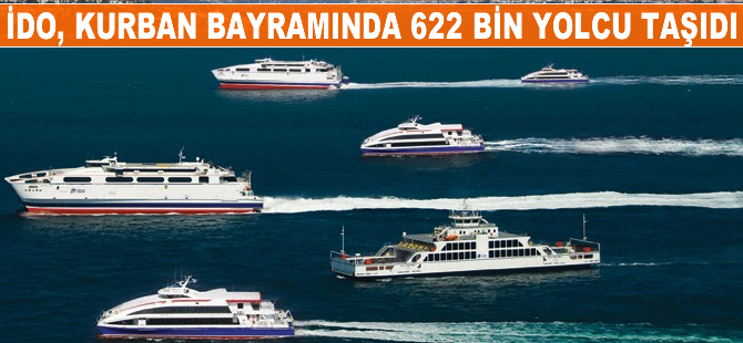 İDO, bayramda 622 bin yolcu taşıdı