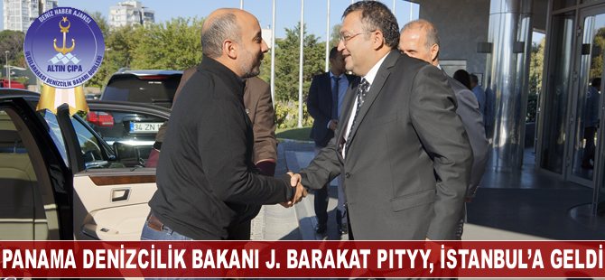 Panama Denizcilik Bakanı Jorge Barakat Pitty, Altın Çıpa Töreni için İstanbul'a geldi