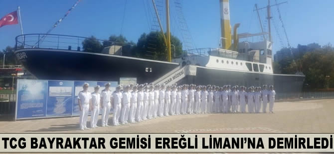 TCG Bayraktar öğrencileri Gazi Alemdar Müze Gemisi'ni ziyaret etti