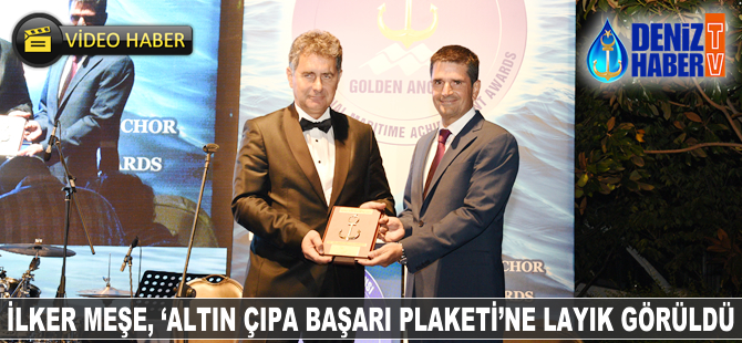 12. Altın Çıpa'da İlker Meşe'ye 'Başarı Plaketi' takdim edildi