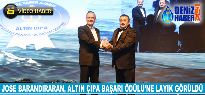 Uluslararası Altın Çıpa Başarı Ödülü, Jose Maria Maura Barandiaran layık görüldü