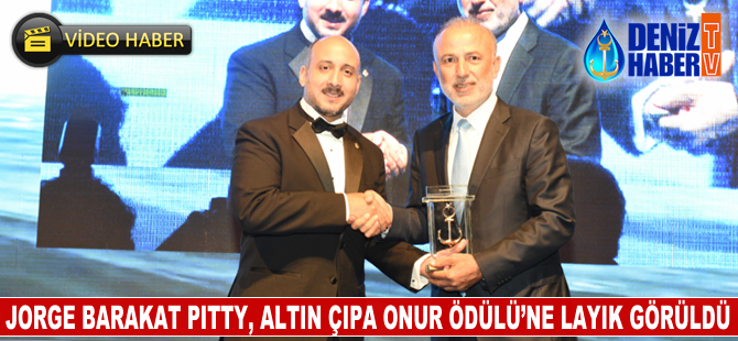 Uluslararası Altın Çıpa Onur Ödülü, Jorge Barakat Pitty'e takdim edildi