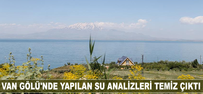 Van Gölü'nde kirlilik tespit edilmedi