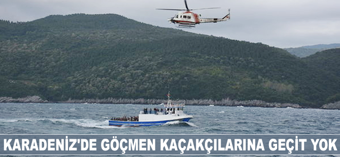 Karadeniz'de göçmen kaçakçılarına geçit yok