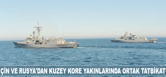 Çin ve Rusya'dan Kuzey Kore yakınlarında ortak tatbikat