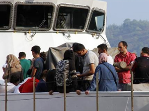 Fethiye'de 62 kaçak göçmen yakalandı