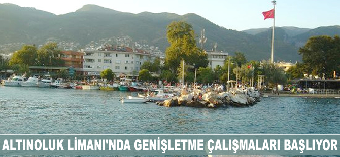 Altınoluk Limanı'nda genişletme çalışmaları başlıyor