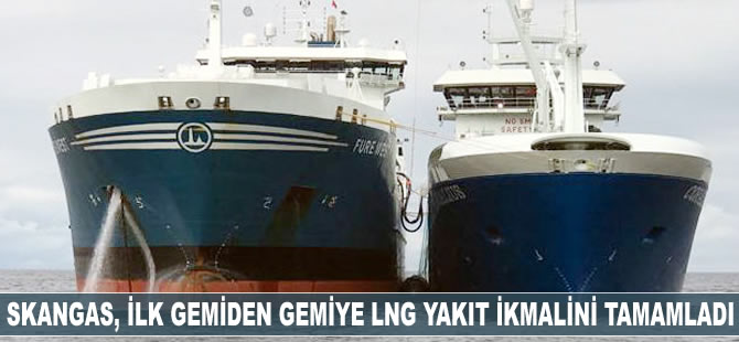 Skangas, ilk gemiden gemiye LNG yakıt ikmalini gerçekleştirdi