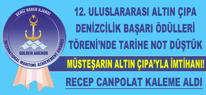 ALTIN ÇIPA Töreni'nde tarihe not düştük!