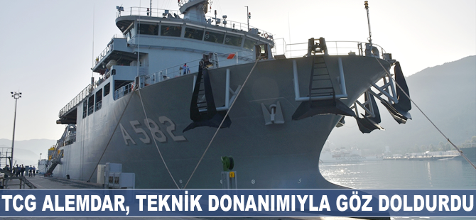 TCG Alemdar, teknik donanımıyla göz doldurdu