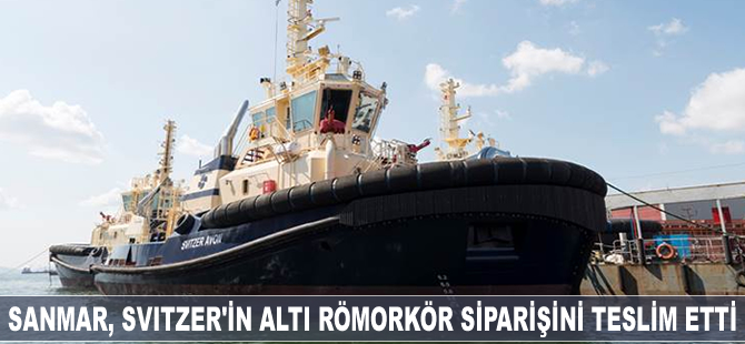 Sanmar, Svitzer’in altı römorkör siparişini teslim etti