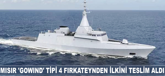 Mısır Fransız yapımı ilk fırkateyni teslim aldı