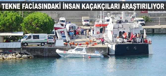 Tekne faciasında insan kaçakçıları araştırılıyor