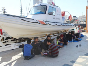 Balıkesir'de 126 kaçak göçmen yakalandı