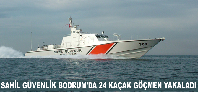 Bodrum'da 24 kaçak göçmen yakalandı