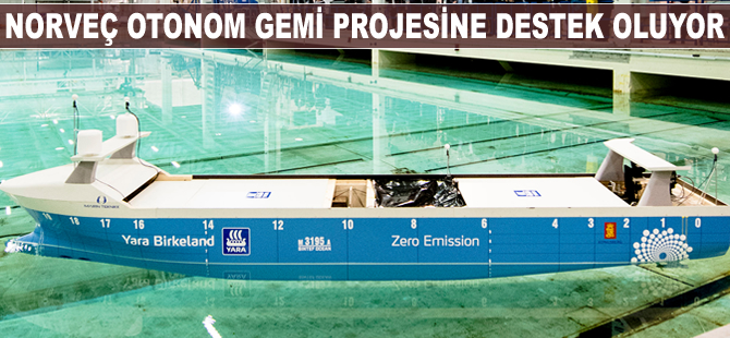 Norveç otonom gemi projesine destek oluyor