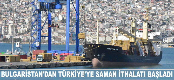 Bulgaristan'dan Türkiye'ye saman ithalatı başladı