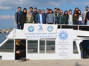 Gemlik Denizcilik Topluluğu öğrencilere limanları tanıttı