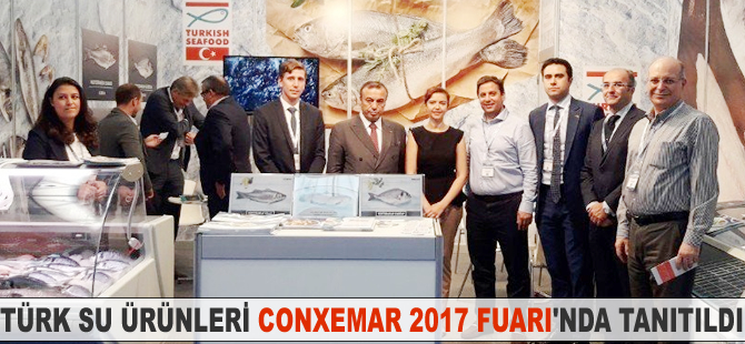 Türk su ürünlerine CONXEMAR 2017 Fuarı’nda yoğun ilgi