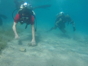 Mehmet Kocadon, Gökova'da deniz dibi temizliğine katıldı