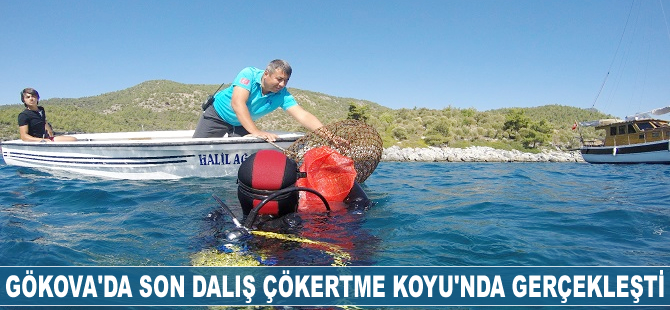 Gökova’da son dalış Çökertme Koyu'nda gerçekleşti