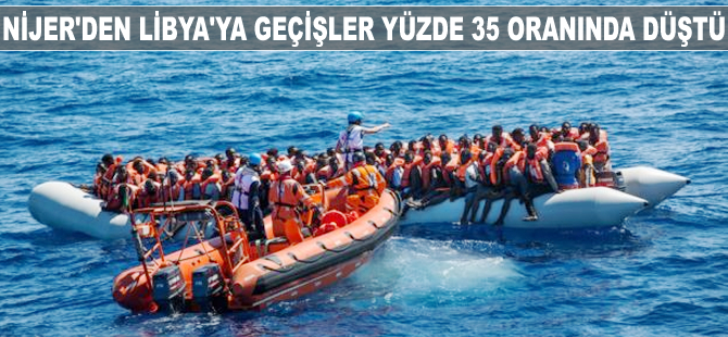 Nijer'den Libya'ya geçişler yüzde 35 oranında düştü