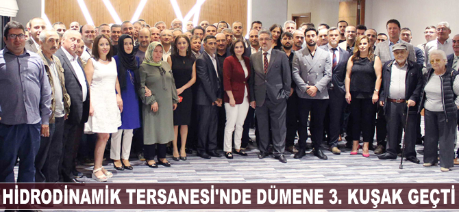 Hidrodinamik Tersanesi'nde 3. kuşak dümene geçti