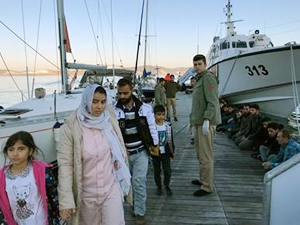 Bodrum ve Marmaris'te 113 kaçak göçmen yakalandı