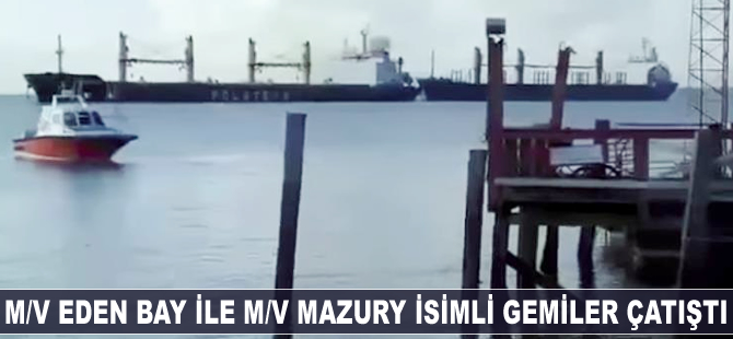 Brezilya’da kuru yük gemileri çatıştı