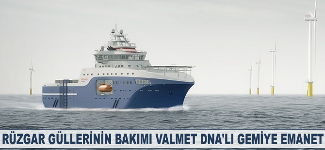 Rüzgar güllerinin bakımı Valmet DNA’lı gemiye emanet