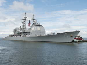 ABD Donanması, USS Monterey'i Pasifik'e gönderiyor