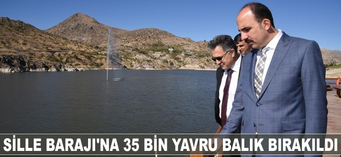 Sille Barajı'na 35 bin yavru balık bırakıldı