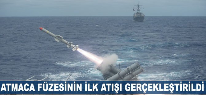 Atmaca füzesinin ilk atışı gerçekleştirildi