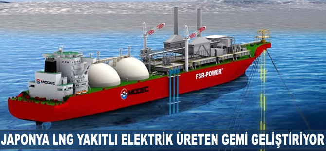 Japonya LNG yakıtlı elektrik üreten gemi geliştiriyor