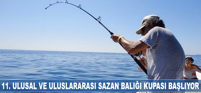 11. Ulusal ve Uluslararası Sazan Balığı Kupası başlıyor