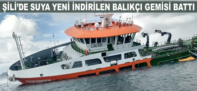 Şili’de balıkçı gemisi battı