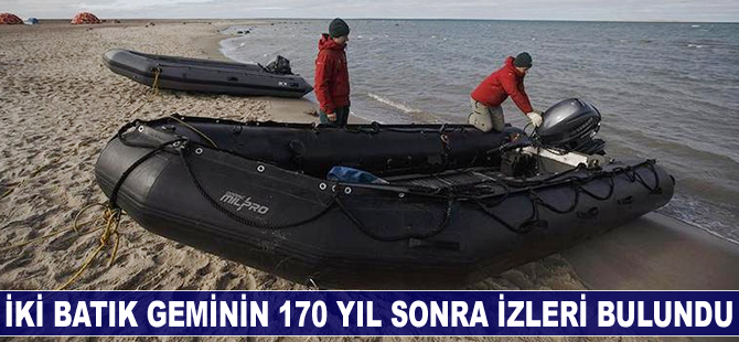 İki batık geminin 170 yıl sonra izi bulundu