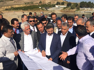 Milletvekilleri Kahta'da Sahil Yolu Projesi'ni inceledi