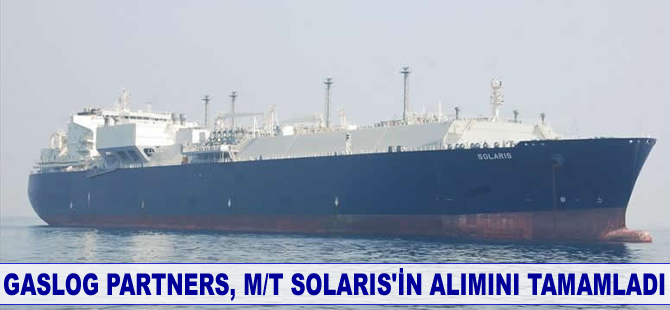 GasLog Partners, Solaris’in alımını tamamladı