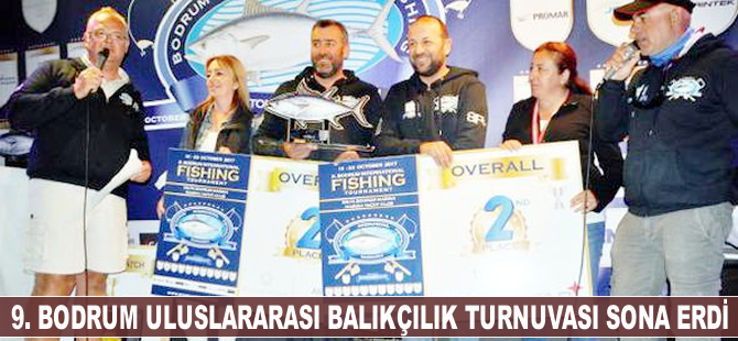 9. Bodrum Uluslararası Sportif Balıkçılık Turnuvası'nda ödüller sahiplerini buldu