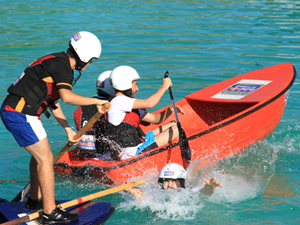 Kentpark'taki 'Bot Kapışması' nefes kesti