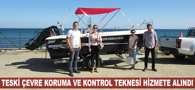 TESKİ Çevre Koruma ve Kontrol teknesi hizmete alındı