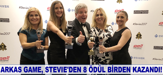 Arkas Game, Stevie’den 8 ödül birden kazandı!