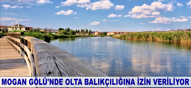 Mogan Gölü'nde olta balıkçılığına izin veriliyor