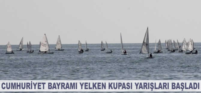 Cumhuriyet Bayramı Yelken Kupası Yarışları başladı