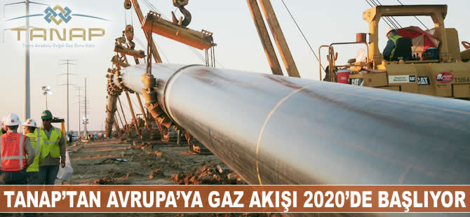 TANAP'ta ilk etabın yüzde 93'ü tamamlandı