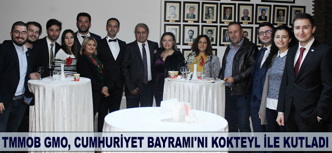 TMMOB Gemi Mühendisleri Odası Cumhuriyet Bayramı'nı kokteyl ile kutladı